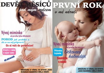 Užitečná brožura o všem, co se děje před porodem i následující rok po něm