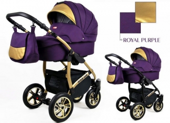 Raf-Pol kombinovaný kočárek GOLD LUX Royal Purple