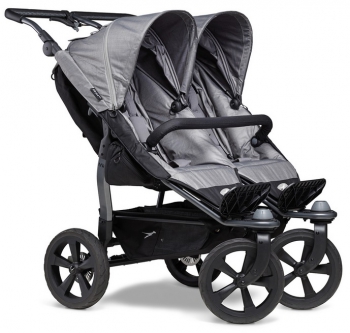 TFK sourozenecký kočárek Duo stroller - air chamber wheel black