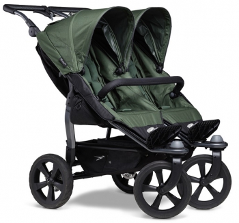 TFK sourozenecký kočárek Duo stroller - air chamber wheel black