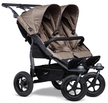 TFK sourozenecký kočárek Duo stroller - air wheel brown