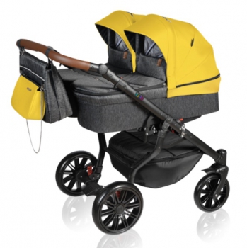 Dorjan sourozenecký kočárek TWIN VIVO 2021 06 Yellow