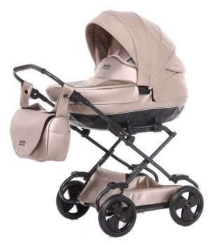 Junama kočárek pro panenky MINI SAPHIRE 06 Powder Beige