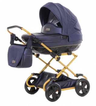Junama kočárek pro panenky MINI SAPHIRE 01 Deep Sea Blue