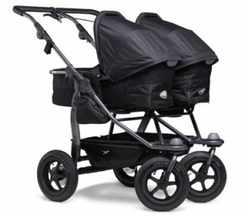 TFK sourozenecký kočárek Duo combi pushchair - air wheel black