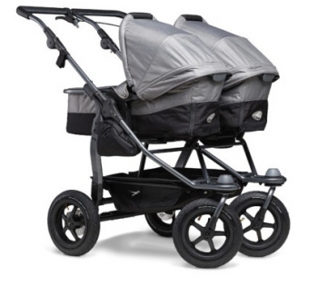 TFK sourozenecký kočárek Duo combi pushchair - air wheel grey