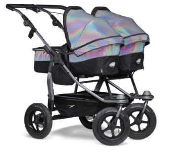 TFK sourozenecký kočárek Duo combi pushchair - air wheel glow in the dark