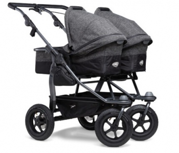 TFK sourozenecký kočárek Duo combi pushchair - air wheel prem. anthracite