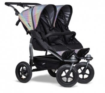 TFK sourozenecký kočárek Duo stroller - air wheel glow in the dark