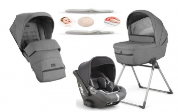 Inglesina set APTICA 4V1 DARWIN 2021 KENSINGTON GREY (bez podvozku!!)