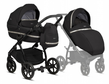 Tutis kombinovaný kočárek UNO3+ Black special edition