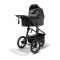 BabyJogger SUMMIT X3 set 2v1 (kočárek+korba) MIDNIGHT BLACK+PRIME BLACK