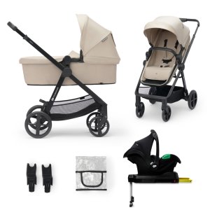 KINDERKRAFT KINDERKRAFT Kočárek kombinovaný 4v1 Newly Classic Beige + Mink PRO