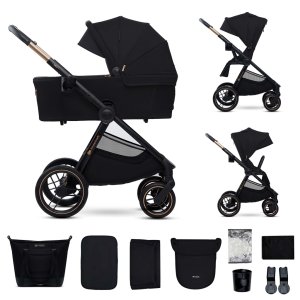KINDERKRAFT KINDERKRAFT Kočárek kombinovaný Nea 2 2v1 Midnigth Black
