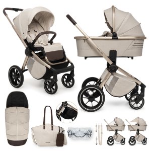 MUUVO MUUVO Kočárek kombinovaný Quick Boho Brown set 2v1