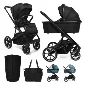 MUUVO MUUVO Kočárek kombinovaný Slick 2.0 set 2v1 Classic black