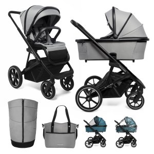 MUUVO MUUVO Kočárek kombinovaný Slick 2.0 set 2v1 Light grey