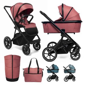 MUUVO MUUVO Kočárek kombinovaný Slick 2.0 set 2v1 Pure pink
