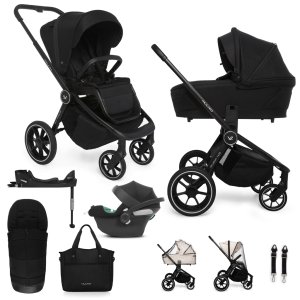 MUUVO MUUVO SET Kočárek 4v1 Quick 4.0 Classic black set + CBX By CYBEX Aton B2 i-Size + základna