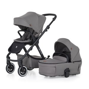 PETITEMARS PETITE&MARS Kočárek kombinovaný ICON 2v1 Dove Grey LITE AIR