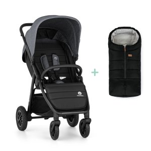 PETITEMARS PETITE&MARS Kočárek sportovní Airwalk2 Ultimate Grey + PETITE&MARS fusak Jibot ZDARMA