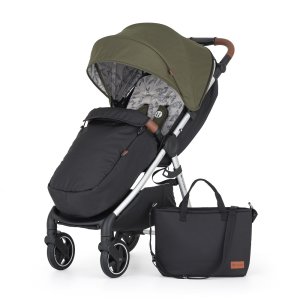 PETITEMARS PETITE&MARS Kočárek sportovní Royal3 Silver Mature Olive