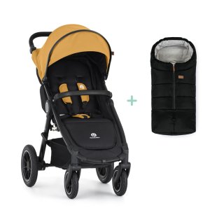 PETITEMARS PETITE&MARS Kočárek sportovní Street2 Air Black Dense Honey + PETITE&MARS fusak Jibot ZDARMA