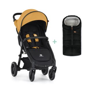 PETITEMARS PETITE&MARS Kočárek sportovní Street2 RWS Black Dense Honey + PETITE&MARS fusak Jibot ZDARMA
