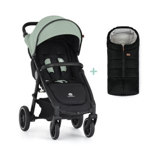 PETITEMARS PETITE&MARS Kočárek sportovní Street2 RWS Black Iron Green + PETITE&MARS fusak Jibot ZDARMA