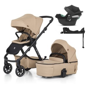 PETITEMARS PETITE&MARS SET Kočárek 4v1 ICON Mocha Beige LITE RWS + CBX By CYBEX Aton B2 i-Size