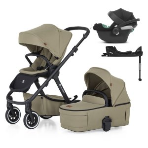 PETITEMARS PETITE&MARS SET Kočárek 4v1 ICON Mossy Green LITE AIR + CBX By CYBEX Aton B2 i-Size
