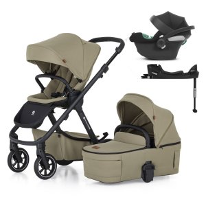 PETITEMARS PETITE&MARS SET Kočárek 4v1 ICON Mossy Green LITE RWS + CBX By CYBEX Aton B2 i-Size