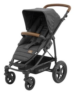 Koelstra Koelstra Sportovní kočárek Binque Daily 2023 Denim Black Leather Look