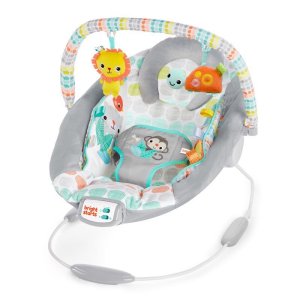 BRIGHT STARTS BRIGHT STARTS Lehátko vibrující s melodií Whimsical Wild 0 m+, do 9 kg, 2019
