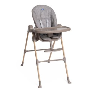 CHICCO CHICCO Židlička jídelní Polly Essential - Ash