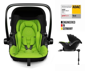 KIDDY KIDDY Autosedačka Evoluna i-size 2 + Isofix základna 40-83 cm Lizard Green