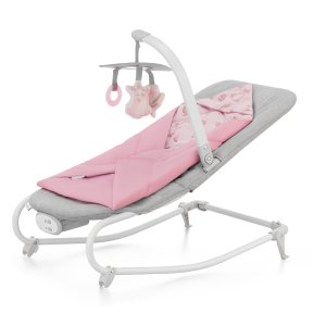 KINDERKRAFT KINDERKRAFT Houpátko vibrující s melodií Felio 2 Peony Rose 0m+, do 9 kg