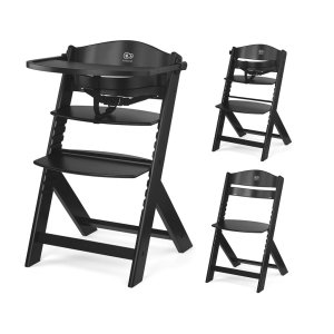 KINDERKRAFT KINDERKRAFT Židlička jídelní Enock Black