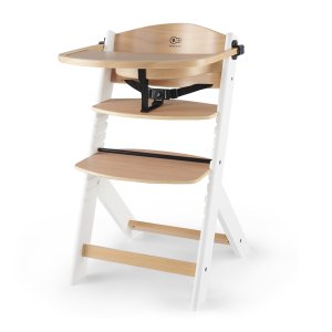 KINDERKRAFT KINDERKRAFT Židlička jídelní Enock White wooden, Premium