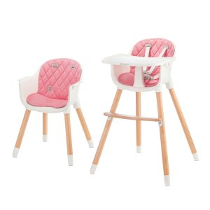 KINDERKRAFT KINDERKRAFT Židlička jídelní Sienna pink