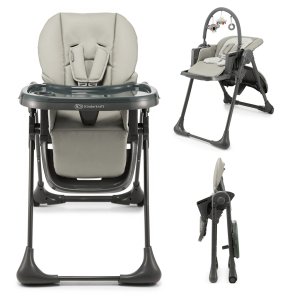 KINDERKRAFT KINDERKRAFT Židlička jídelní Tummie grey