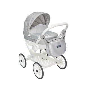 JASMINE JASMINE Kočárek pro panenky Kids Elegance stříbrný