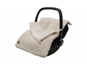  Fusak do autosedačky Check Knit Oatmeal