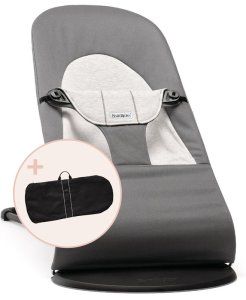  Lehátko Babybjorn Balance Soft Dark Grey/Grey jersey + transportní taška