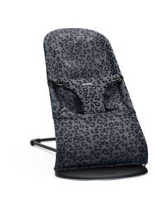  Lehátko Babybjorn Bouncer Bliss Anthracite/Leopard Mesh SOFT Collection