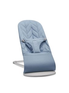 BABYBJORN Lehátko Babybjorn Bouncer Bliss Blue Petal Woven