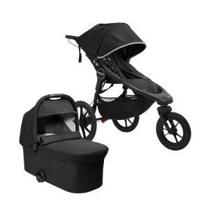 Baby Jogger BabyJogger SUMMIT X3 set 2v1 (kočárek+korba) MIDNIGHT BLACK+PRIME BLACK