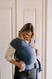 BOBA Nosítko dětí / šátek Classic Wrap - Navy Blue