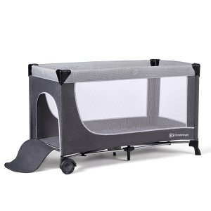 KINDERKRAFT SELECT Postýlka cestovní Leody Grey, Premium