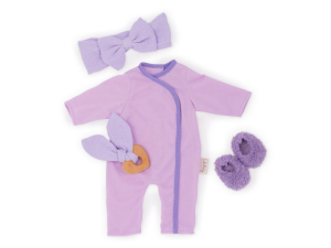  Dupačky pro panenku fialové s doplňky